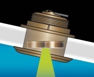 Airmar B164 1kw 20 Degree Thru-Hull Transducer W/Blue Connector