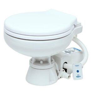 Albin Group Marine Toilet Standard Electric Evo Compact Low - 12v