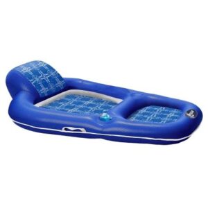 Aqua Leisure Luxury Recliner Lounge - Compass Rose Royal Blue - 60" X 36"