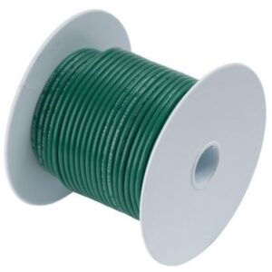 Ancor Green 18 Awg Tinned Copper Wire - 100'