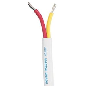 Ancor Safety Duplex Cable - 16/2 Awg - Red/Yellow - Flat - 25'