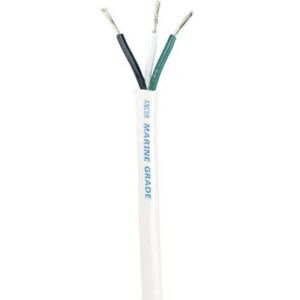 Ancor White Triplex Cable - 12/3 Awg - Round - 250'