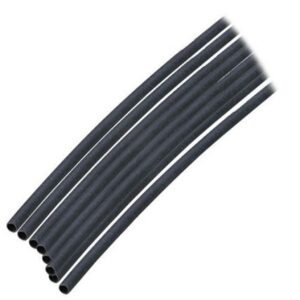 Ancor Adhesive Lined Heat Shrink Tubing (Alt) - 1/8" X 12" - 10-Pack - Black