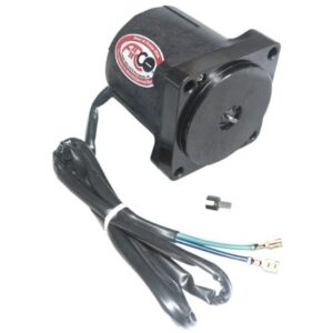 Arco Marine Replacement Johnson/Evinrude Tilt Trim Motor - 2-Wire, 4 Bolt, Flat Blade Shaft