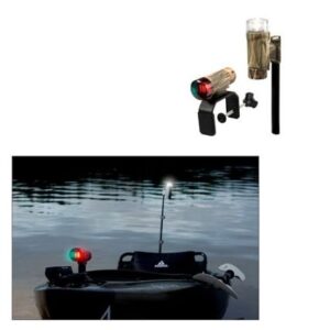 Attwood Paddlesport Portable Navigation Light Kit - C-Clamp, Screw Down Or Adhesive Pad - Realtree Max-4 Camo