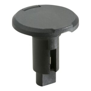 Attwood Lightarmor Plug-In Base - 2 Pin - Black - Round