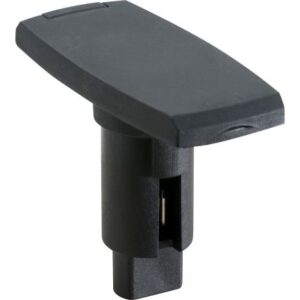 Attwood Lightarmor Plug-In Base - 2 Pin - Black - Rectangle