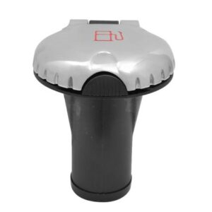 Attwood Deck Fill F/Carbon Canister System - Straight Body & Scalloped Stainless Steel Cap