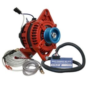 Balmar Alternator 3.15" Dual Foot Saddle J10 Serpentine Pulley Regulator & Temp Sensor - 170a Kit - 12v
