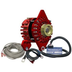 Balmar Alternator 170 Amp Kit 12v 4" Dual Foot Saddle K6 Pulley Regulator & Temp Sensor