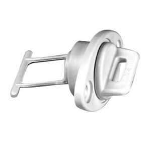 Beckson 1" Drain Plug Screw Type W/Gasket - White
