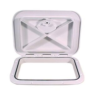 Beckson 11" X 15" Flush Hatch White - Asa Material - Acrylonitrile Styrene Acrylate