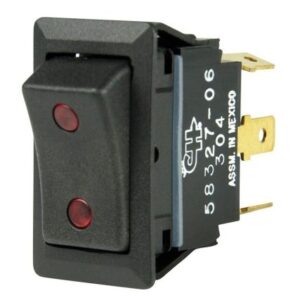 Bep Spdt Rocker Switch - 2-Leds - 12v/24v - On/Off/On
