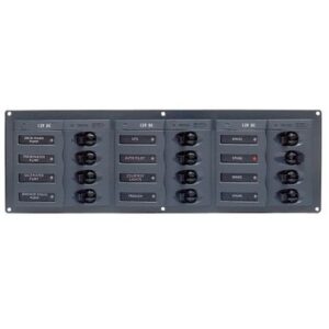 Bep Dc Panel - 12-Way - No Meter - Horizontal