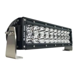 Black Oak Pro Series 3.0 Double Row 10" Led Light Bar - Combo Optics - Black Housing