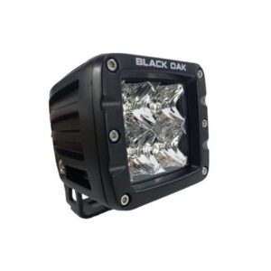 Black Oak 2" Led Pod Light - Spot Optics - Black Housing - Pro Series 3.0