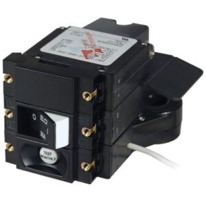 Blue Sea A-Series Elci Main Circuit Breaker - Double Pole 120v Ac 30a - Flat Rocker