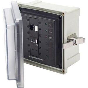 Blue Sea 3119 Sms Surface Mount System Panel Enclosure - 120/240v Ac / 50a Elci Main - 1 Blank Circuit Position