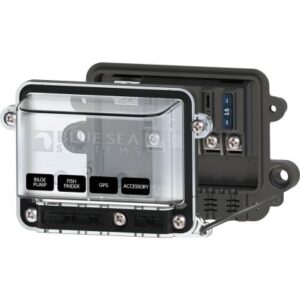 Blue Sea 5056 St-Blade Water Resistant Fuse Block W/Cover