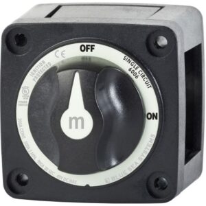 Blue Sea 6006200 Battery Switch Mini On/Off - Black