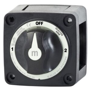 Blue Sea 6008200 M-Series Selector 3 Position Battery Switch - Black