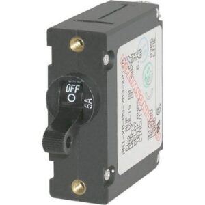 Blue Sea 7200 Ac / Dc Single Pole Magnetic World Circuit Breaker - 5 Amp