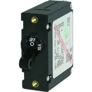 Blue Sea 7204 Ac / Dc Single Pole Magnetic World Circuit Breaker - 10 Amp