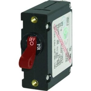 Blue Sea 7205 Ac / Dc Single Pole Magnetic World Circuit Breaker - 10 Amp
