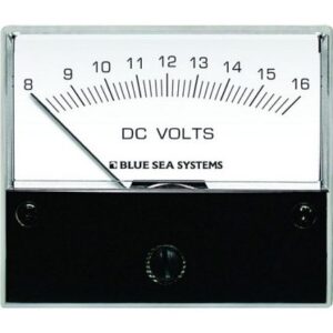 Blue Sea 8003 Dc Analog Voltmeter - 2-3/4" Face, 8-16 Volts Dc