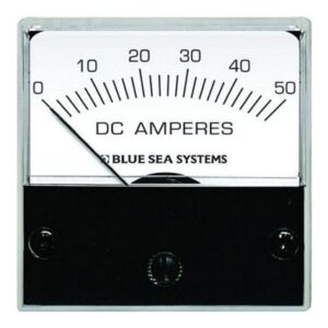 Blue Sea 8041 Dc Analog Micro Ammeter - 2" Face, 0-50 Amperes Dc