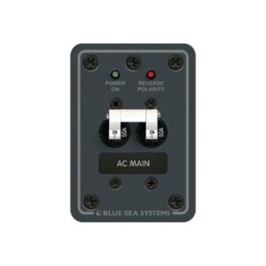 Blue Sea 8079 Ac Main Only Circuit Breaker Panel - White Switches