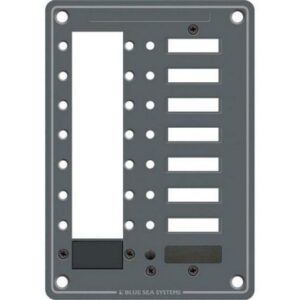 Blue Sea 8087 8 Position Dc C-Series Panel - Blank