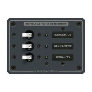 Blue Sea 8158 Ac 3 Position 230v (European) Breaker Panal