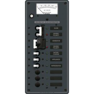 Blue Sea 8589 Ac Toggle Source Selector (230v) - 2 Sources + 6 Positions