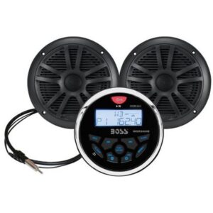 Boss Audio Mckgb350w.6 Marine Stereo & 6.5" Speaker Kit - Black