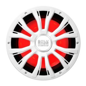 Boss Audio 10" Mrg10w Subwoofer W/Rgb Lighting - White - 800w