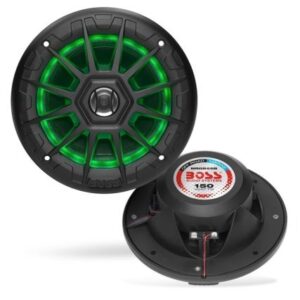 Boss Audio Mrgb55b 5.25" Marine Speakers W/Rgb Lighting - Black