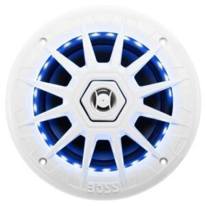 Boss Audio 6.5" Mrgb65 Speakers W/Rgb Lighting - White - 200w
