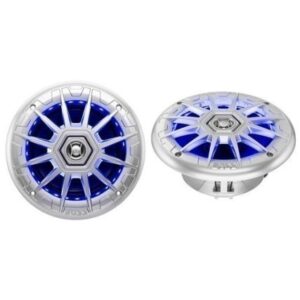 Boss Audio 6.5" Mrgb65s Speakers W/Rgb Lighting - Silver - 200w