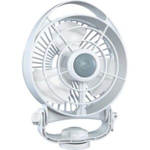 Seekr By Caframo Bora 748 12v 3-Speed 6" Marine Fan - White