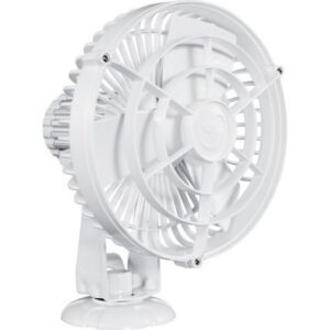 Seekr By Caframo Kona 817 12v 3-Speed 7" Waterproof Fan - White