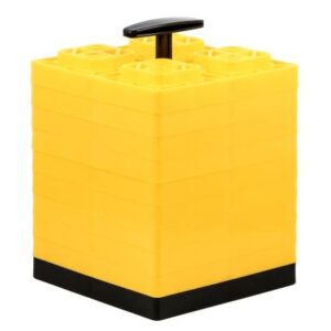 Camco Fasten Leveling Blocks W/T-Handle - 2x2 - Yellow *10-Pack