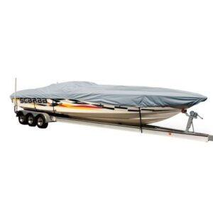 Carver Sun-Dura Styled-To-Fit Boat Cover F/24.5' Performance Style Boats - Grey