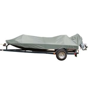 Carver Poly-Flex Ii Extra Wide Series Styled-To-Fit Boat Cover F/16.5' Jon Style Bass Boats - Grey