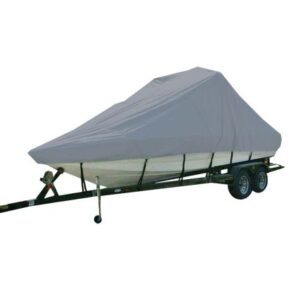 Carver Sun-Dura Specialty Boat Cover F/18.5' Sterndrive V-Hull Runabout/Modified Boats - Grey