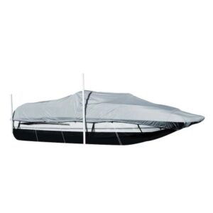 Carver Sun-Dura Styled-To-Fit Boat Cover F/23.5' Sterndrive Deck Boats W/Walk-Thru Windshield - Grey