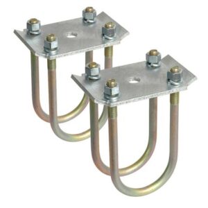 C.E. Smith Axel Tie Plate Kit F/3" Round Axel