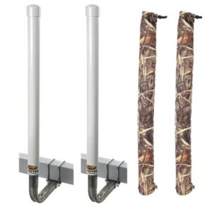 C.E. Smith Pvc 40" Post Guide-On W/Unlighted Posts & Free Camo Wet Lands Post Guide-On Pads