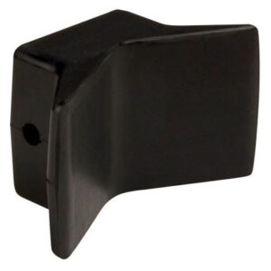 C.E. Smith Bow Y-Stop - 4" X 4" - Black Natural Rubber