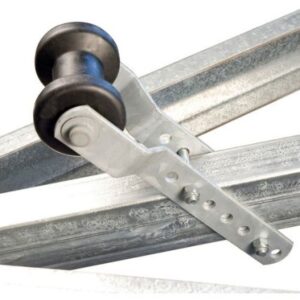 C.E. Smith 4" Adjustable Keel Roller Assembly F/2" Tongue - Black